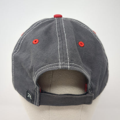 H Softball Strapback Hat Gray Large Adjustable Embroidered Richardson