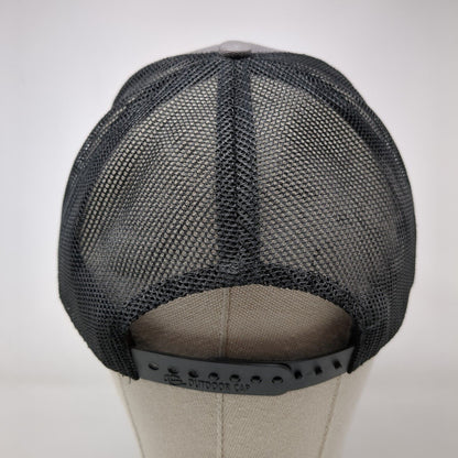 Idaho Central Credit Union Adult Snapback Trucker Hat Gray OS Mesh Outdoor Cap