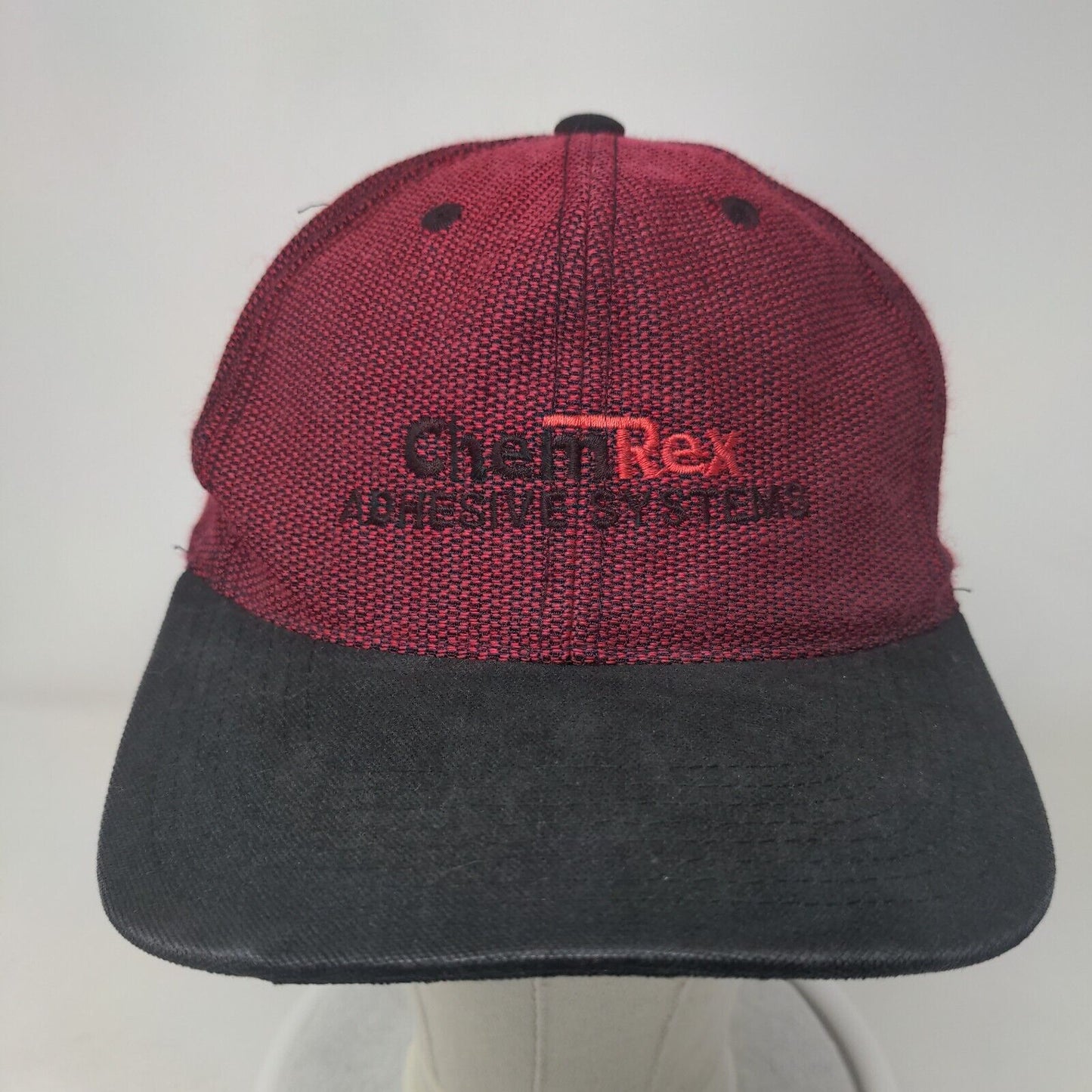 Chemrex Adhesive Systems Slideback Hat Red One Size Embroidered Luna Pier