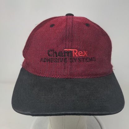 Chemrex Adhesive Systems Slideback Hat Red One Size Embroidered Luna Pier