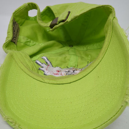 KBETHOS Baseball Cap Green One Size No Lao Cow 2021 Distressed Slideback Hat