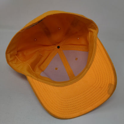 Infinity Trading Fitted Hat Yellow Size 7 Solid 6 Panel Vent Holes Blank