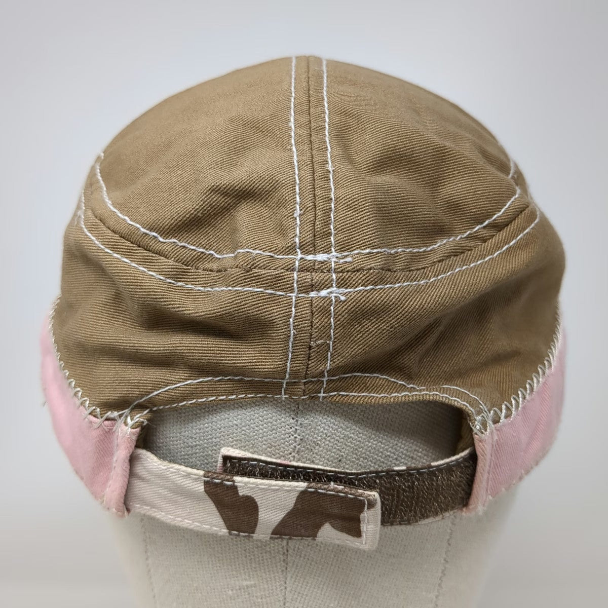 Paramount Outdoors Budweiser Army Cap Brown Pink Camo One Size Strapback Hat