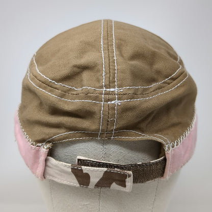 Paramount Outdoors Budweiser Army Cap Brown Pink Camo One Size Strapback Hat