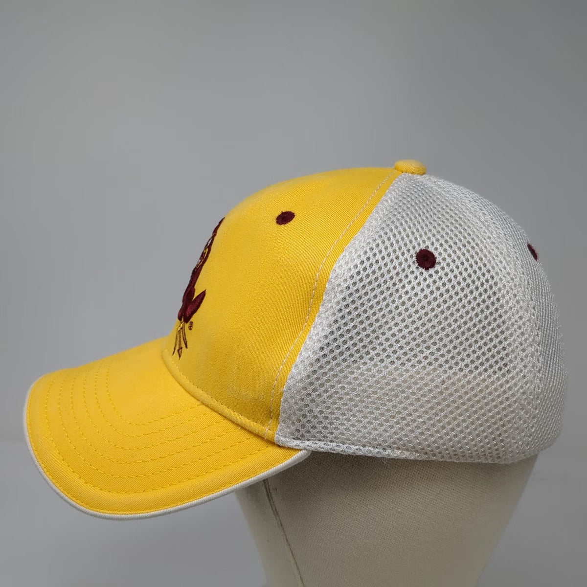 All-Star Apparel Arizona State Sun Devils NCAA Yellow Hat M Cap Sparky Mesh
