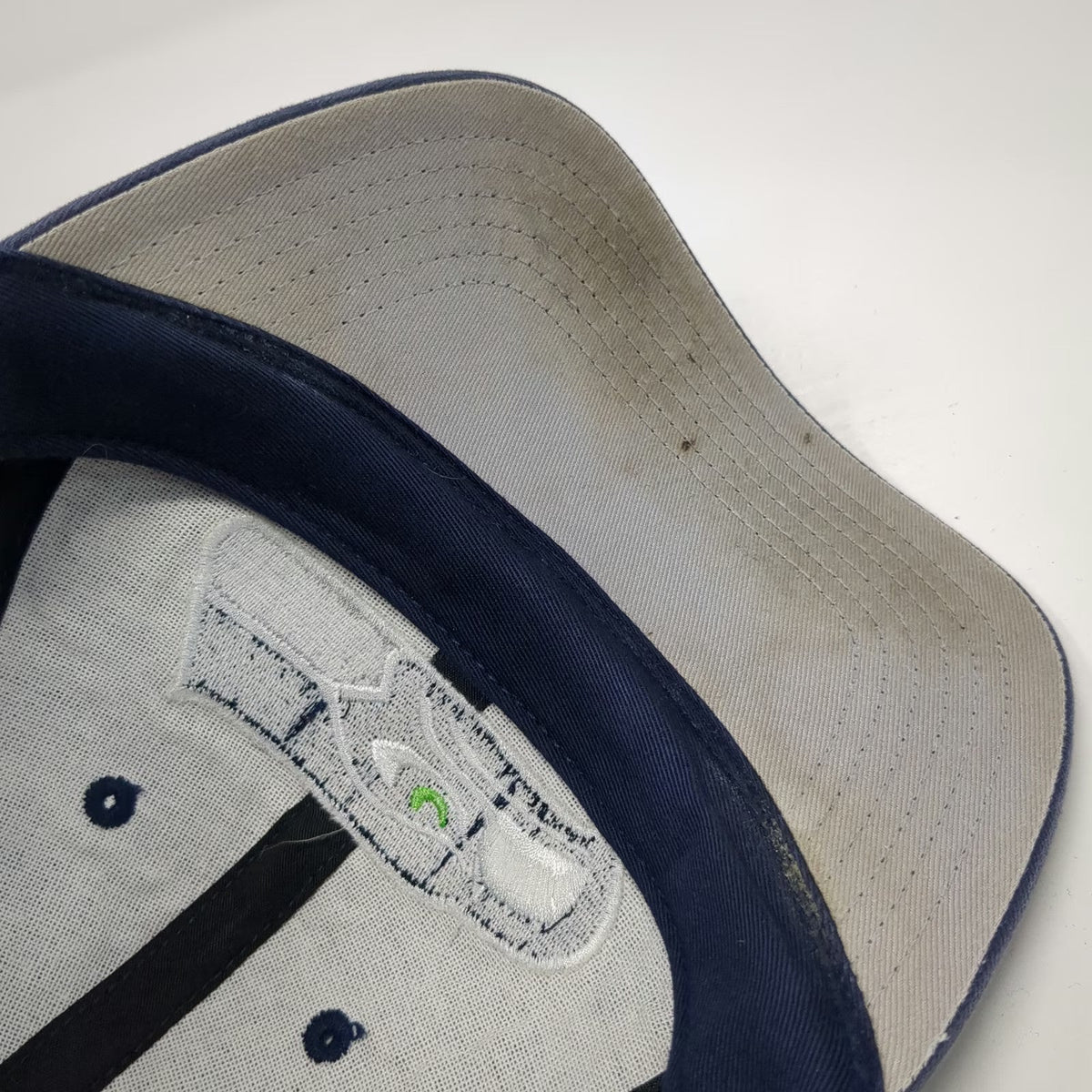 Seattle Seahawks NFL Team Apparel Baseball Cap Blue One Size Embroidered Logo