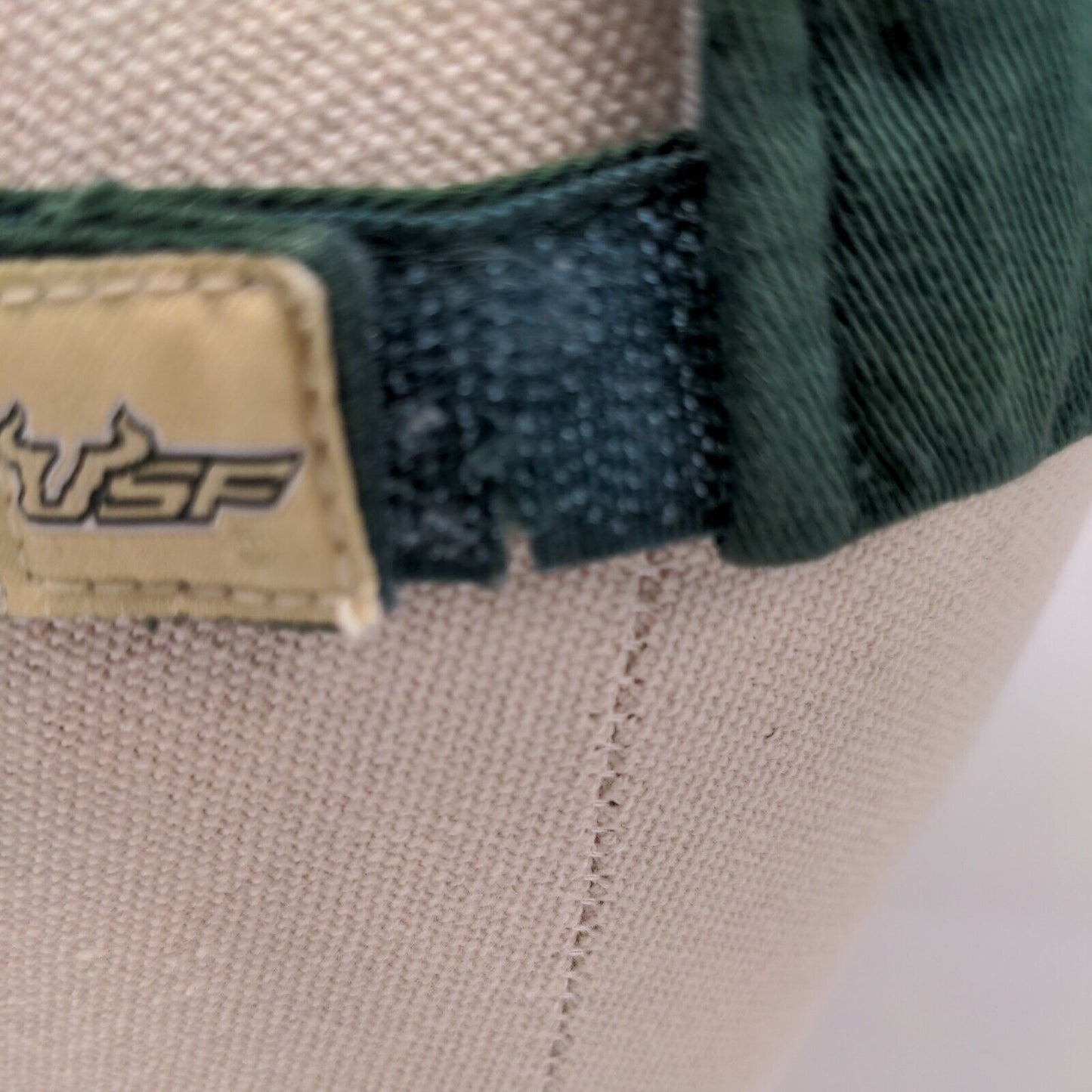 USF South Florida Bulls Strapback Hat Green Embroidered Logo OSFA NCAA