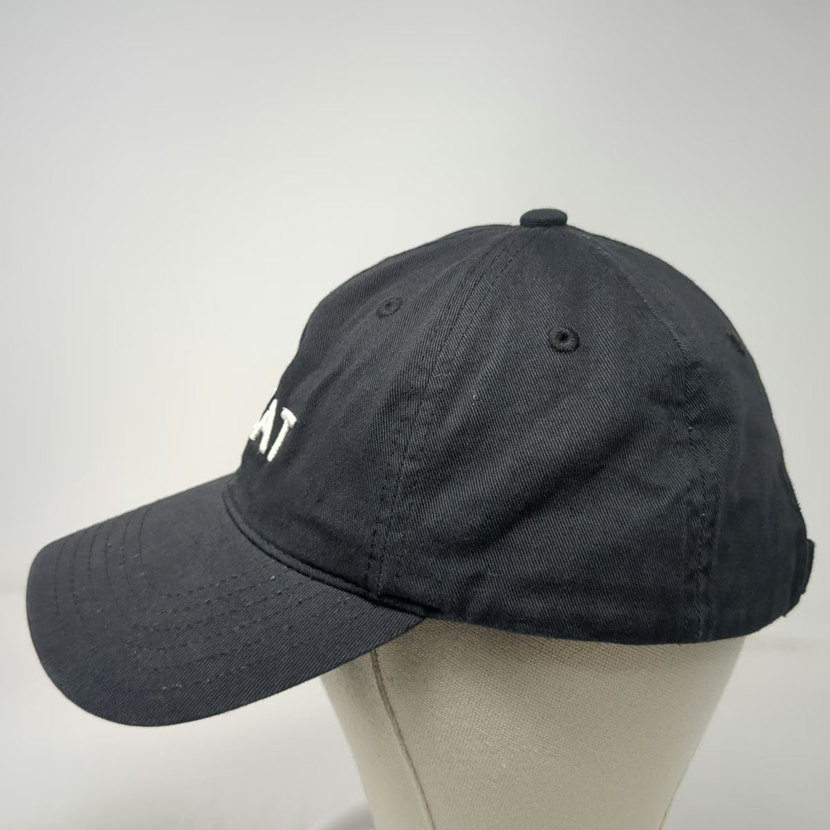 Aeropostale GOAT Black Baseball Cap One Size Slideback Cotton Adjustable hat