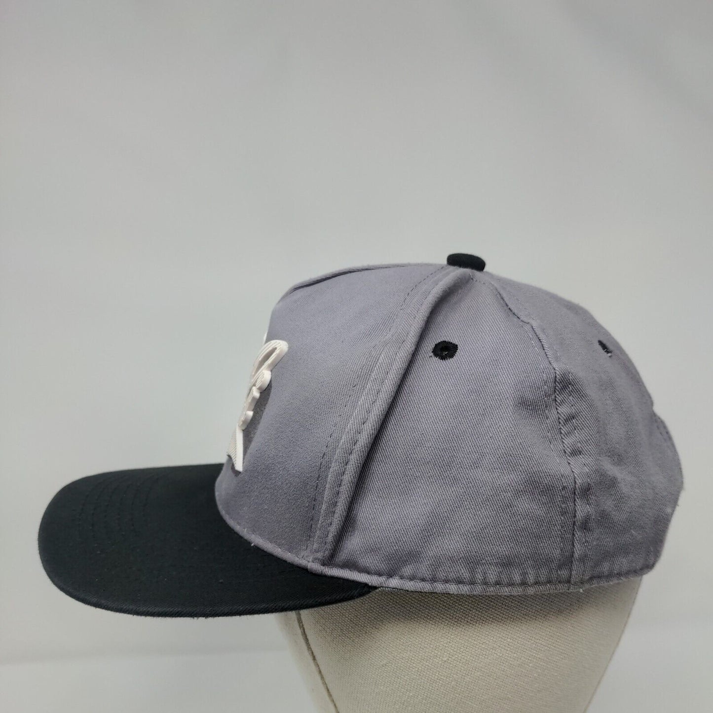 Cali Bear Snapback Hat Gray One Size Adjustable Colorblock Ace Cap Inc