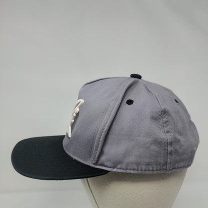 Cali Bear Snapback Hat Gray One Size Adjustable Colorblock Ace Cap Inc