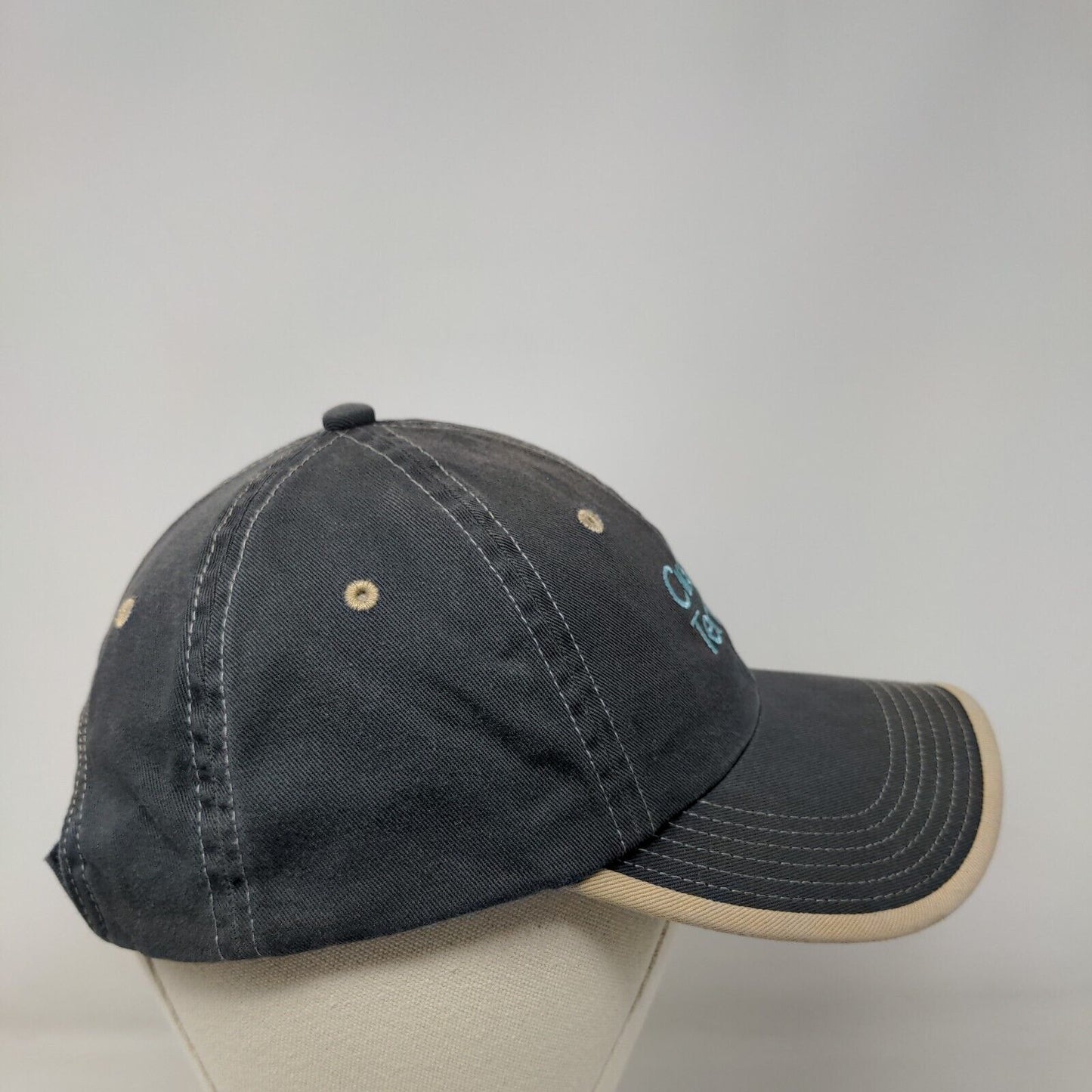 Cushing Terrell Strapback Hat Blue OSFA Adjustable Embroidered Port Authority