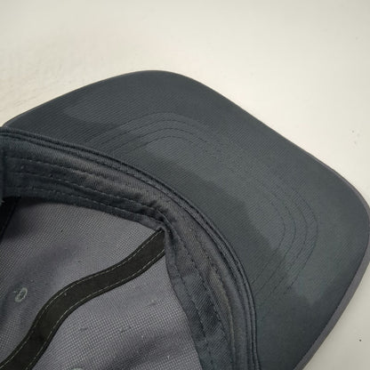 Nike Baseball Cap Gray One Size Strapback Embroidered Swoosh Logo Hat Polyester