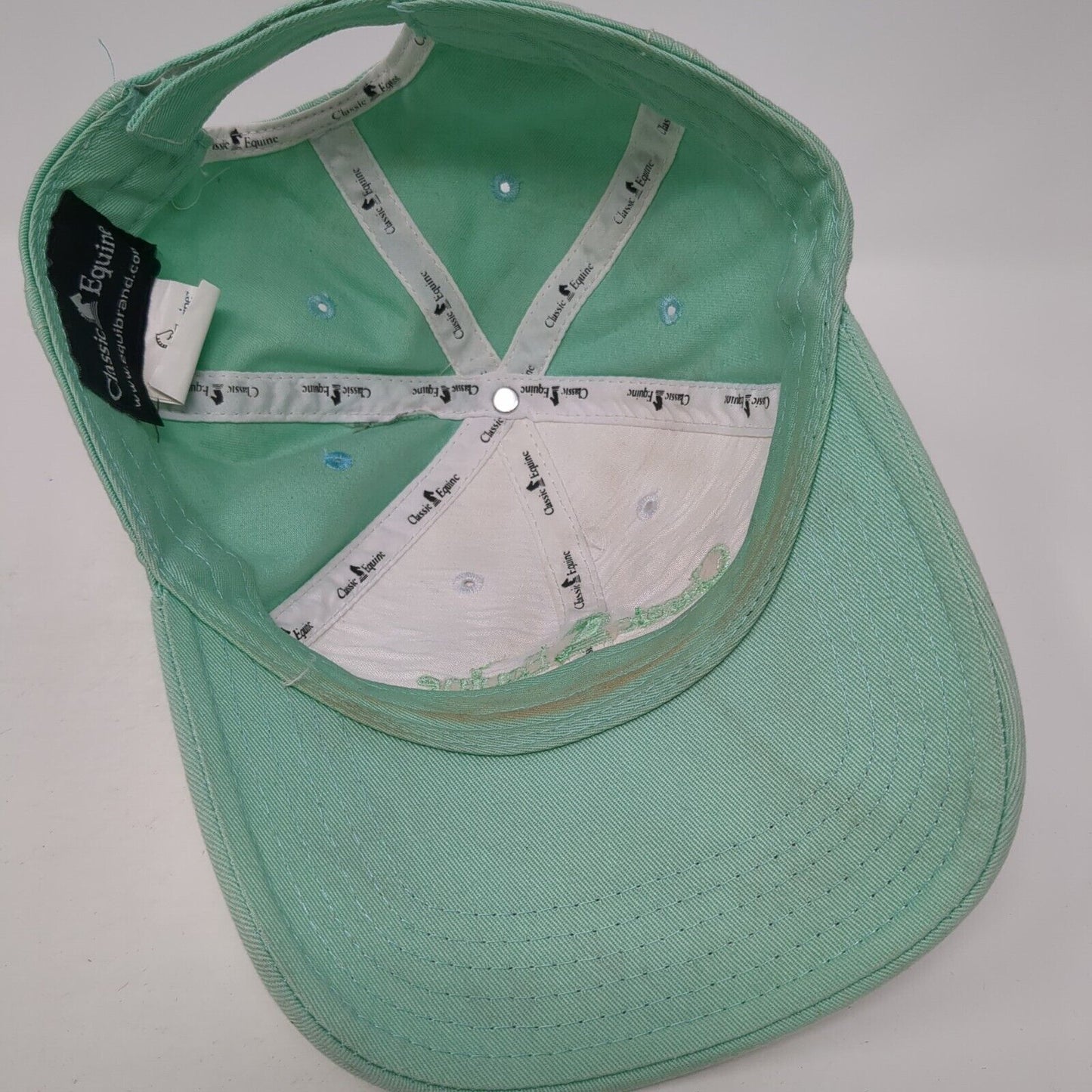 Classic Equine Strapback Hat Multi One Size Adjustable Embroidered