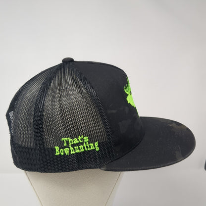 That's Bowhunting Snapback Trucker Hat Multicolor One Size Adjustable Mesh Back
