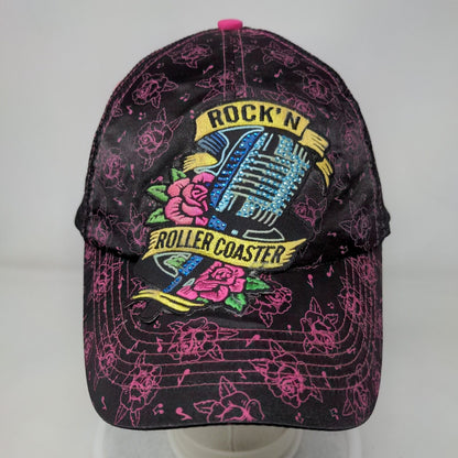 Rock 'N Roller Coaster Strapback Trucker Hat Multi Floral Rhinestone Disney