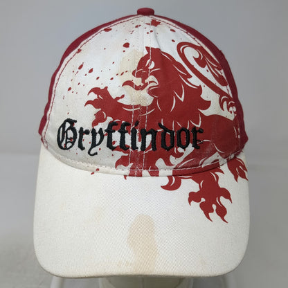 Universal Studios Gryffindor Baseball Cap Red White One Size Strapback Lion Hat