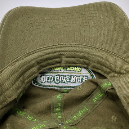 Old Guys Rule Baseball Cap Green One Size Living Legend Slogan Strapback Hat