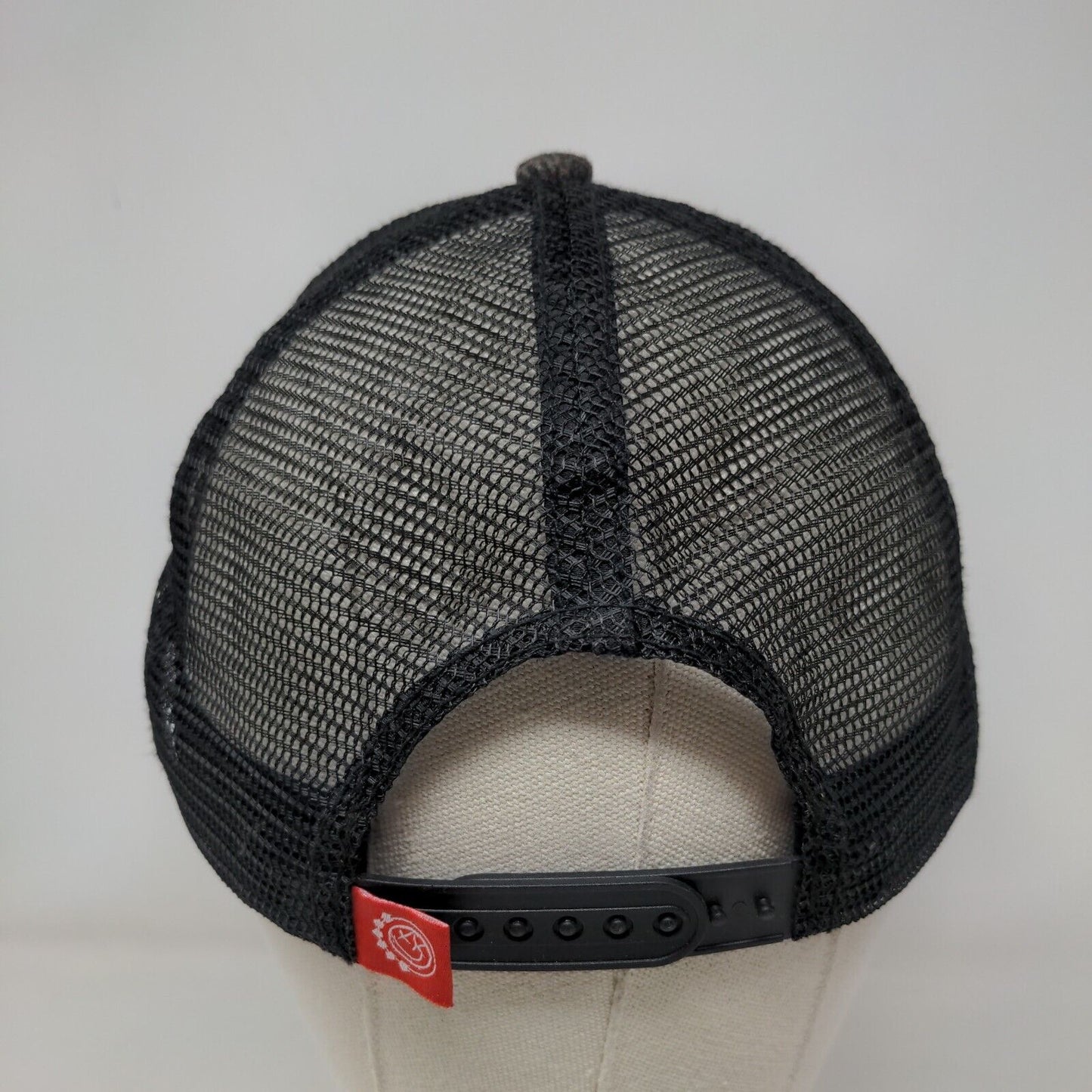 Blink-182 Crappy Punk Rock Snapback Mesh Back Trucker Hat Gray One Size