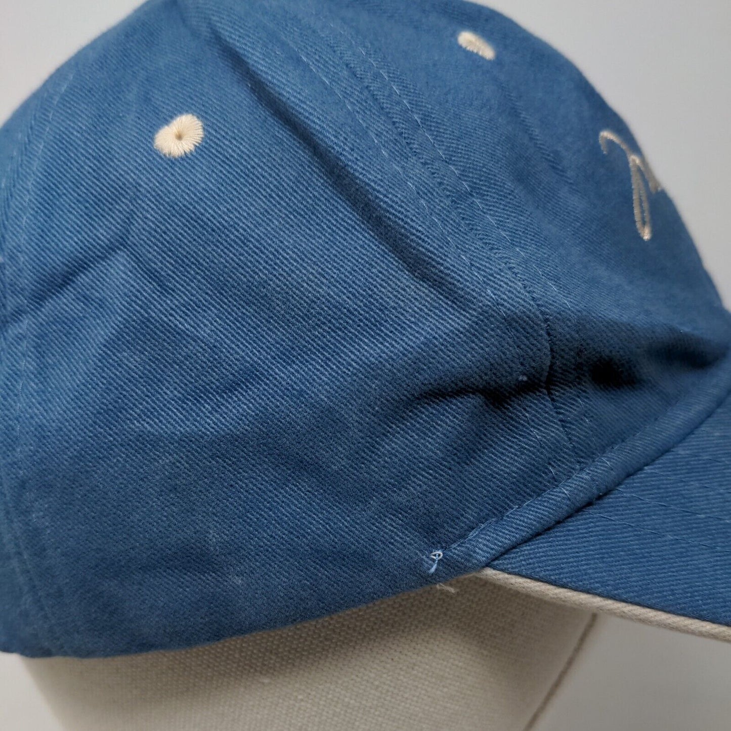 Montage Men's Slideback Hat Blue Embroidered Logo Laguna Beach 100% Cotton