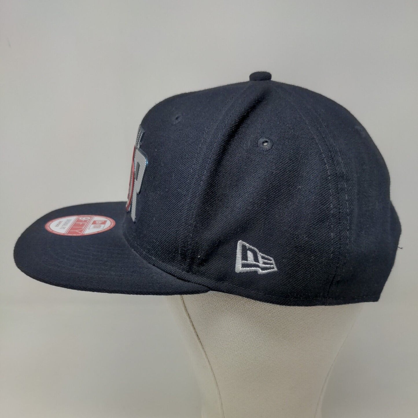 New Era Men's Snapback Hat Blue OSFM #D Captain America Civil War Hat W/Sticker
