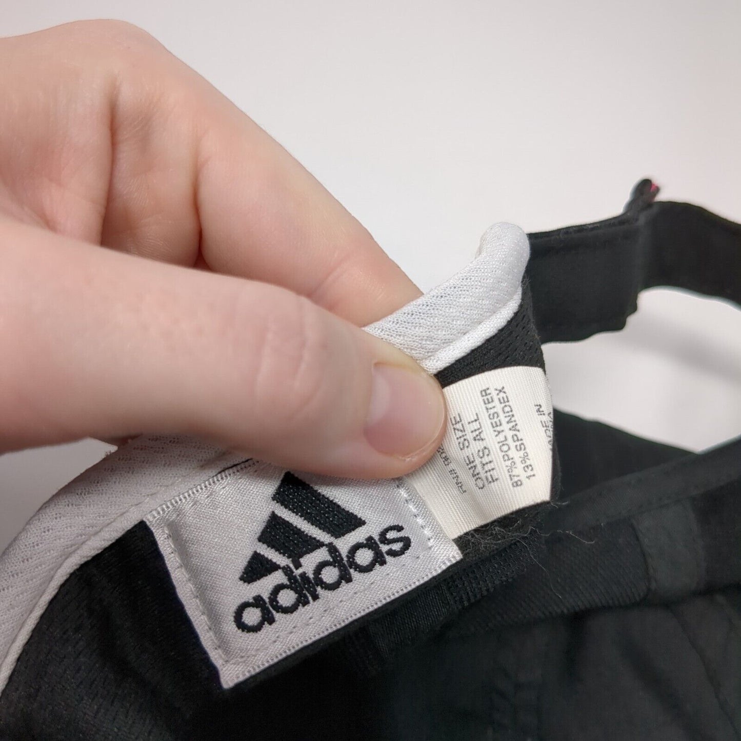 Adidas Adizero Strapback Hat Black One Size Adjustable Embroidered 6 Panel