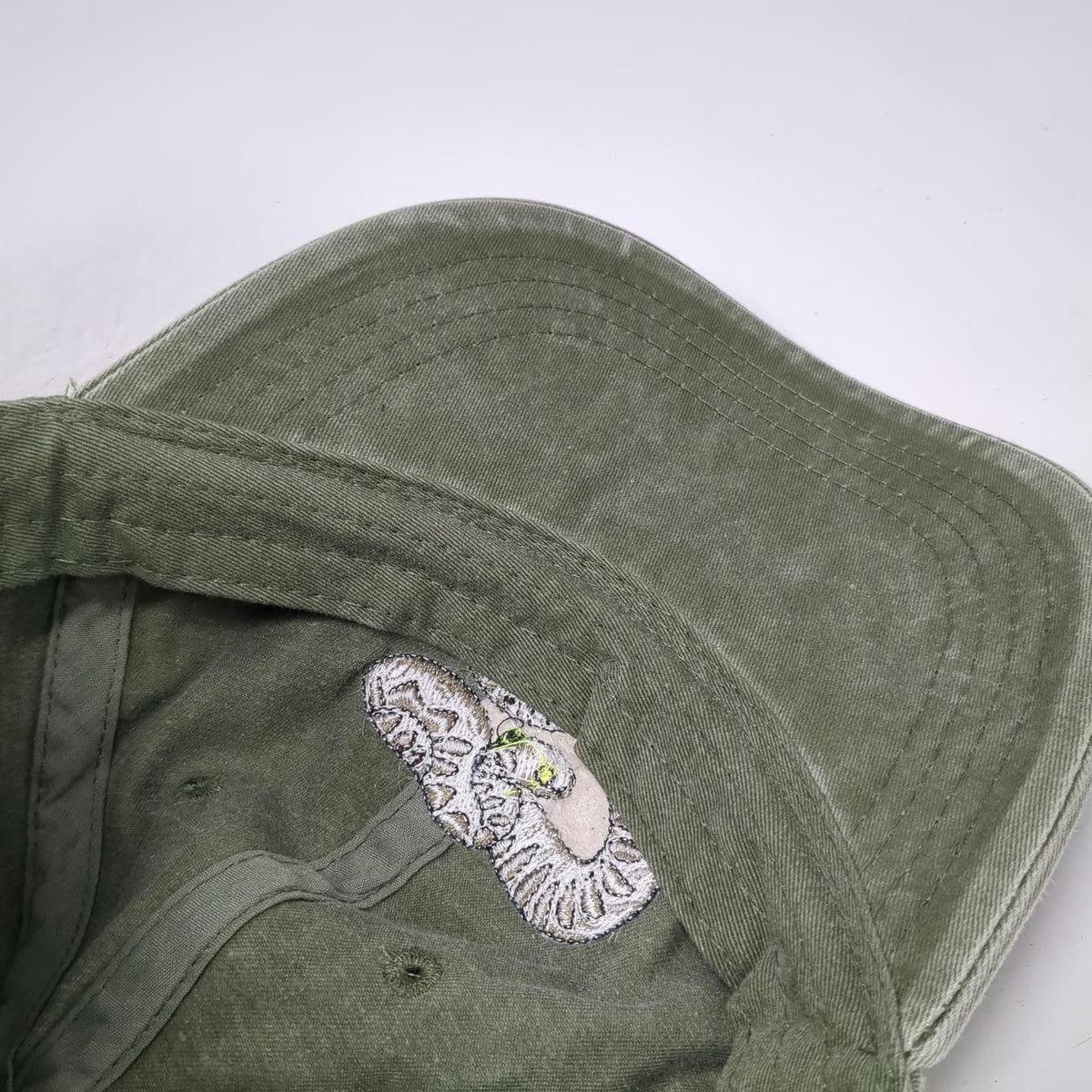ECO Baseball Cap Green OSFM Guadalupe Mountains National Park Rattlesnake Hat