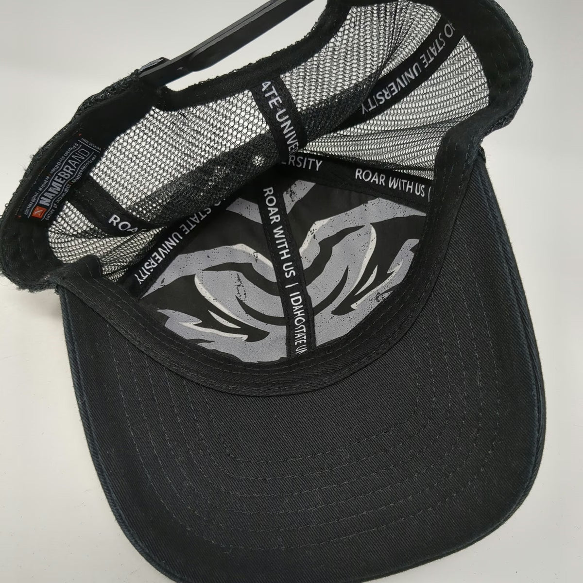 Idaho State Bengals NCAA Namebrand Trucker Hat Black One Size Mesh Snapback Roar