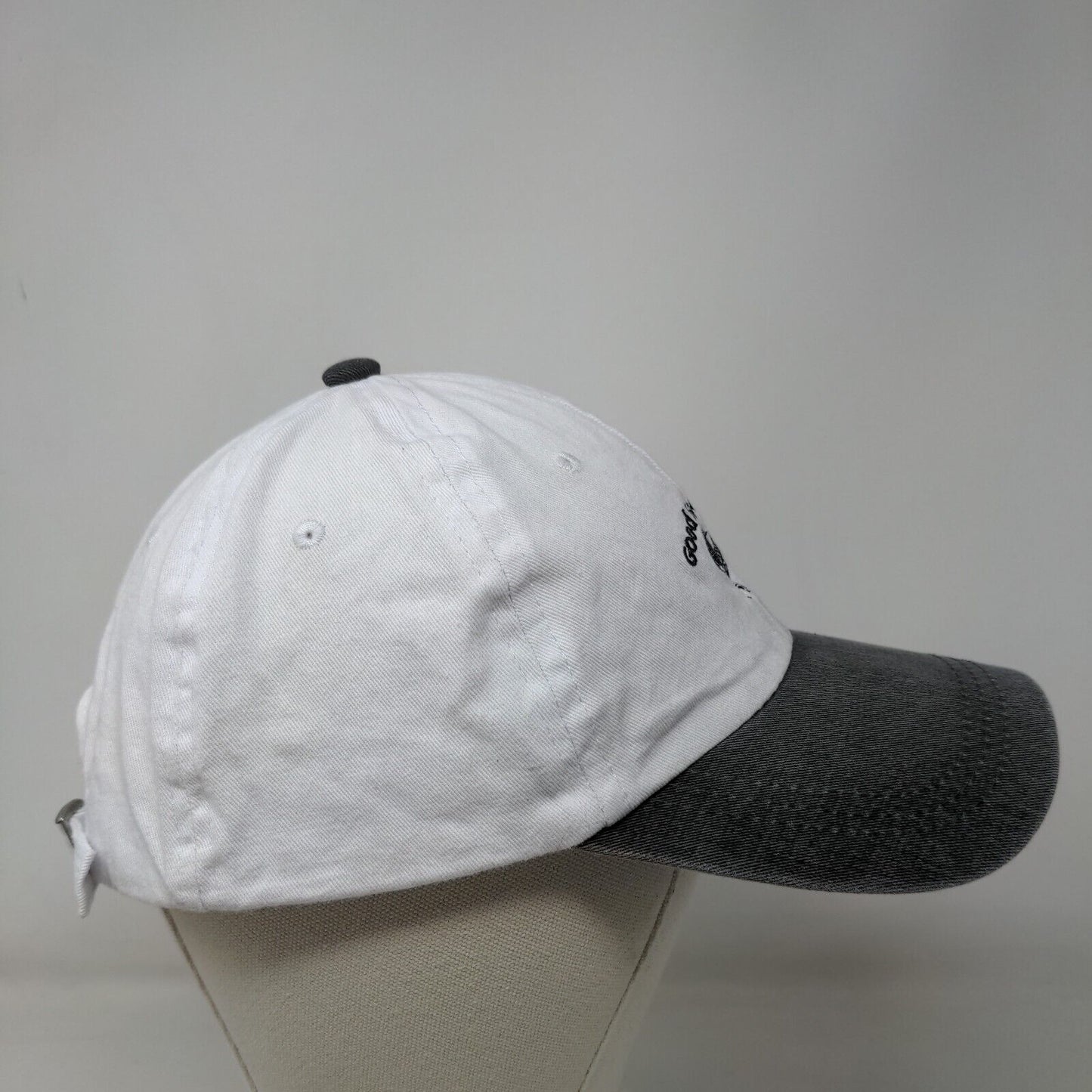 Good Sport & Co. Slideback Hat One Size White Embroidered Adjustable Strap