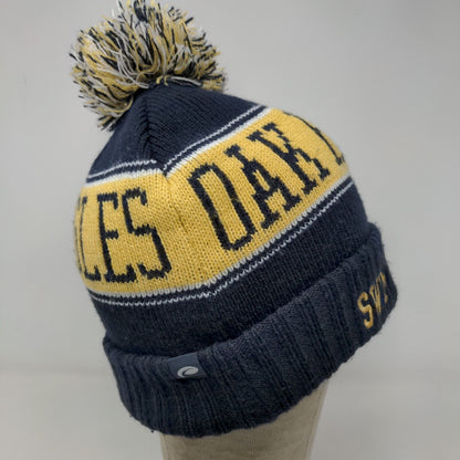 Oak Hill Golden Eagles Swim & Dive Men's Knit Beanie Hat Blue Gold Size OS