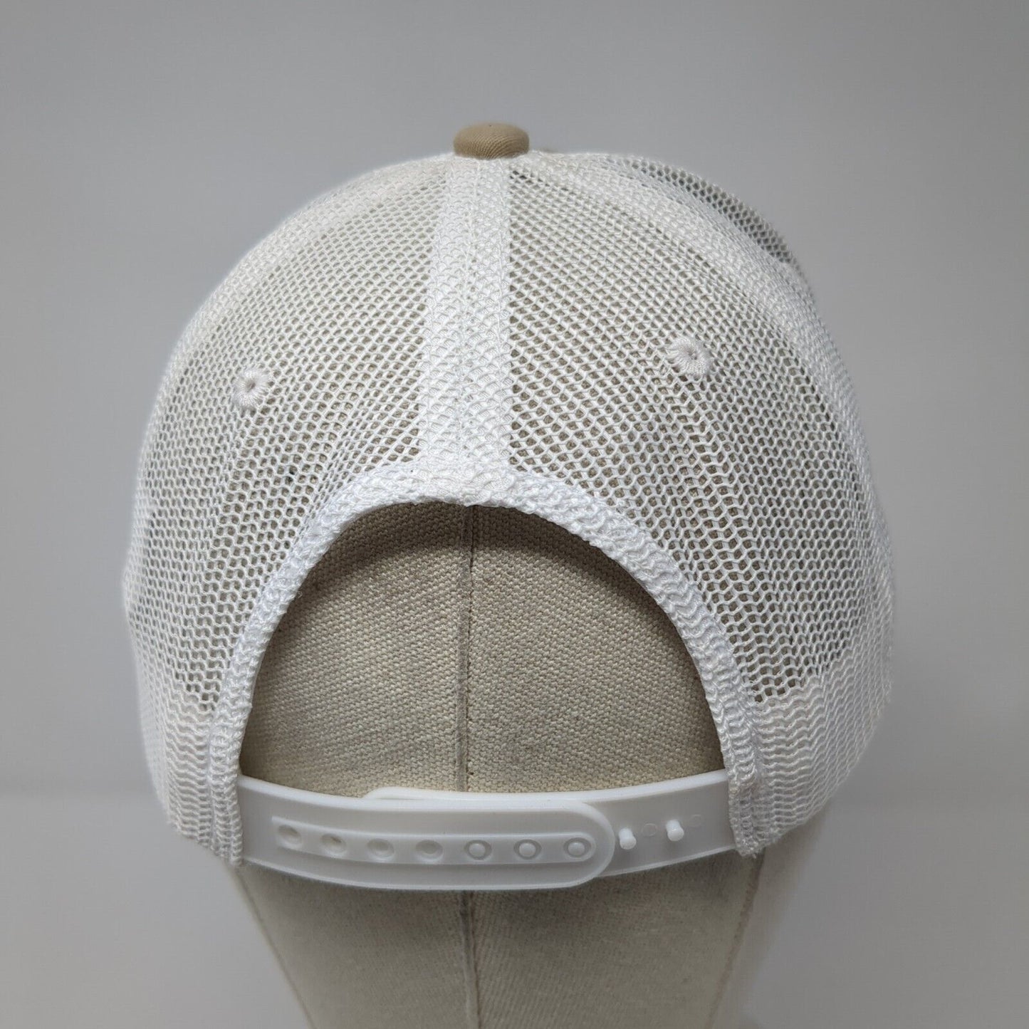 Idaho Rod & Reel Est. 2021 Snapback Trucker Hat Tan OS Adjustable W/Tags Decky