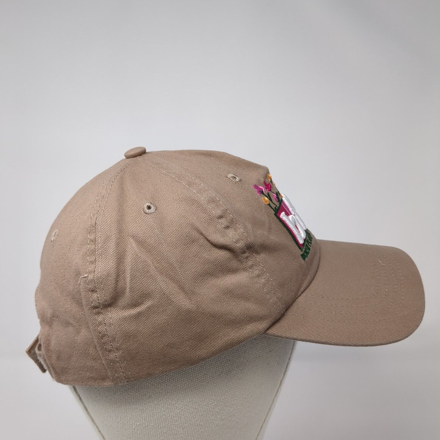 BFGS Boise Flower & Garden Show Strapback Hat Brown One Size 6 Panel