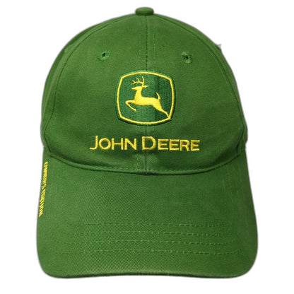John Deere Baseball Cap Green One Size Slideback Owners Edition Logo Cotton Hat