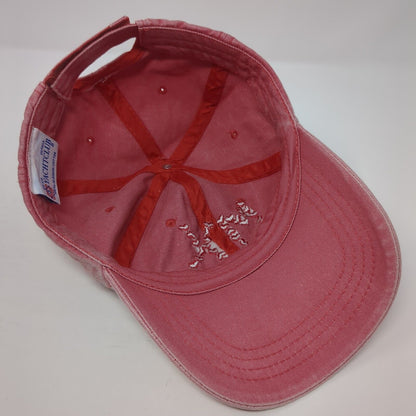 Puerto Vallarta MX Strapback Hat Red One Size Adjustable Yacht Club