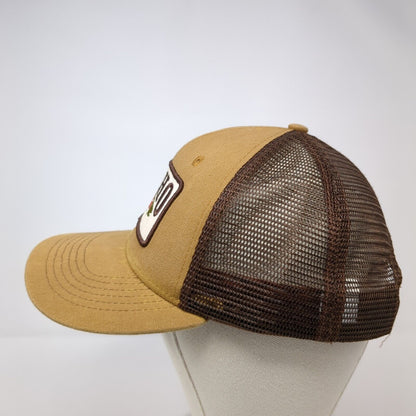 Idaho Snapback Trucker Hat Brown OS Adjustable Mesh Back Arcadian Outfitters