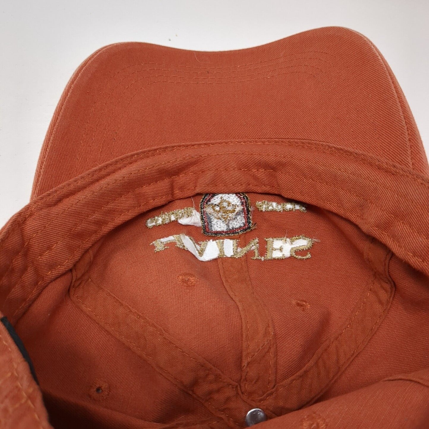 Haines Alaska Genuine Article Slideback Hat Orange Adjustable Prairie Mountain