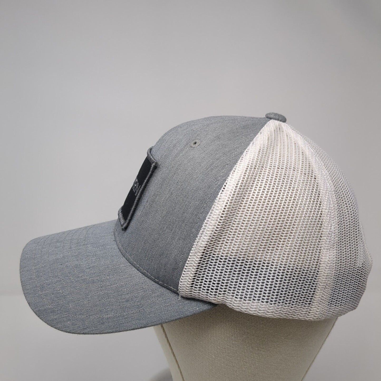 Sovrn Patch Snapback Trucker Hat Gray One Size Mesh Back Adjustable