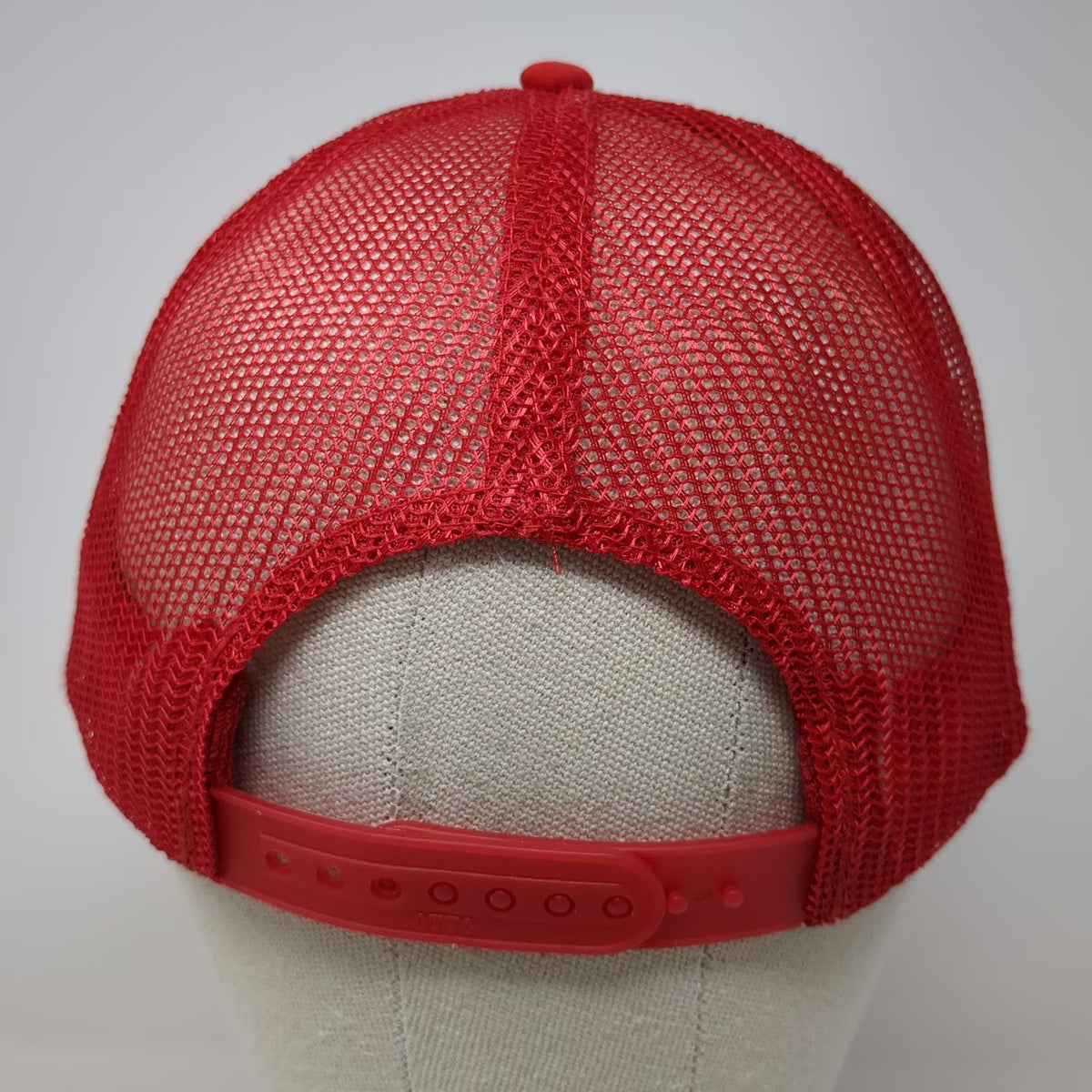 Otto Trucker Hat Red One Size TAO BOWL MMXXII Football Patch Mesh Snapback