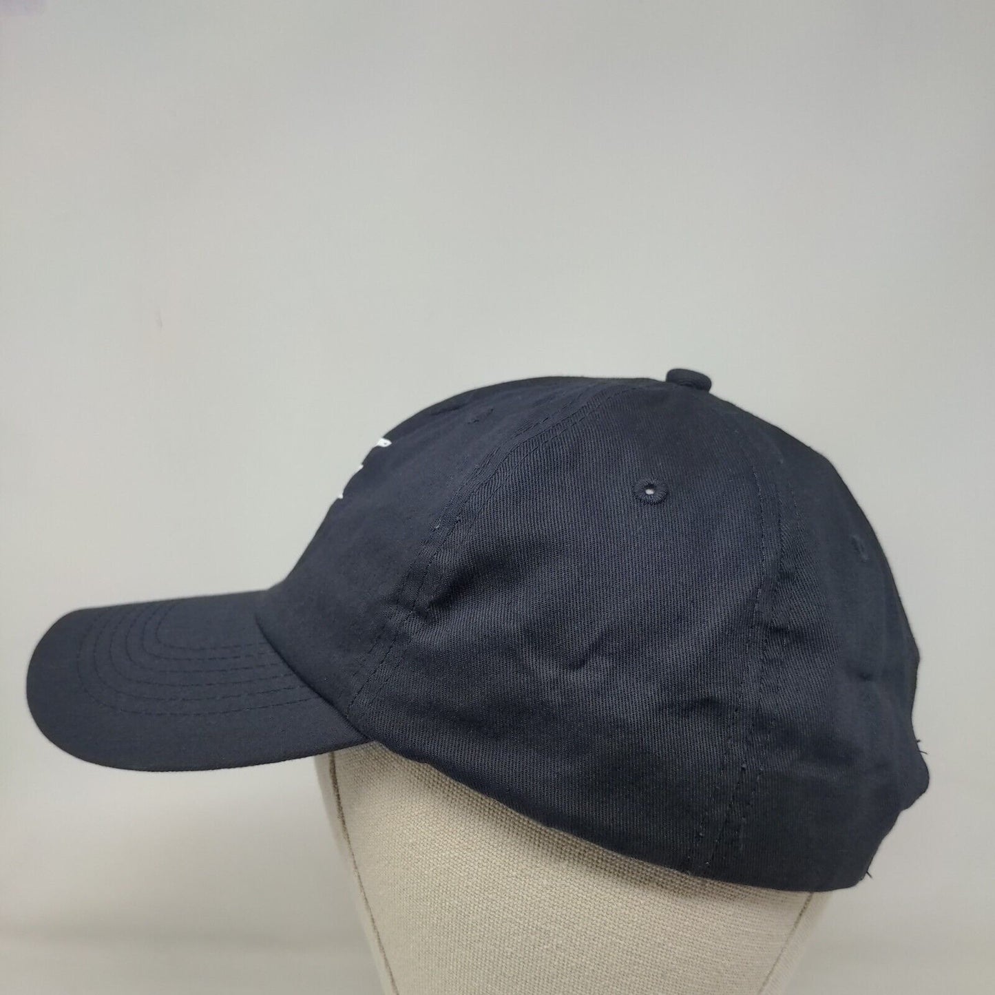 Cannabis Space Coast Strapback Hat Blue OSFA Adjustable Vented Holes 6 Panel