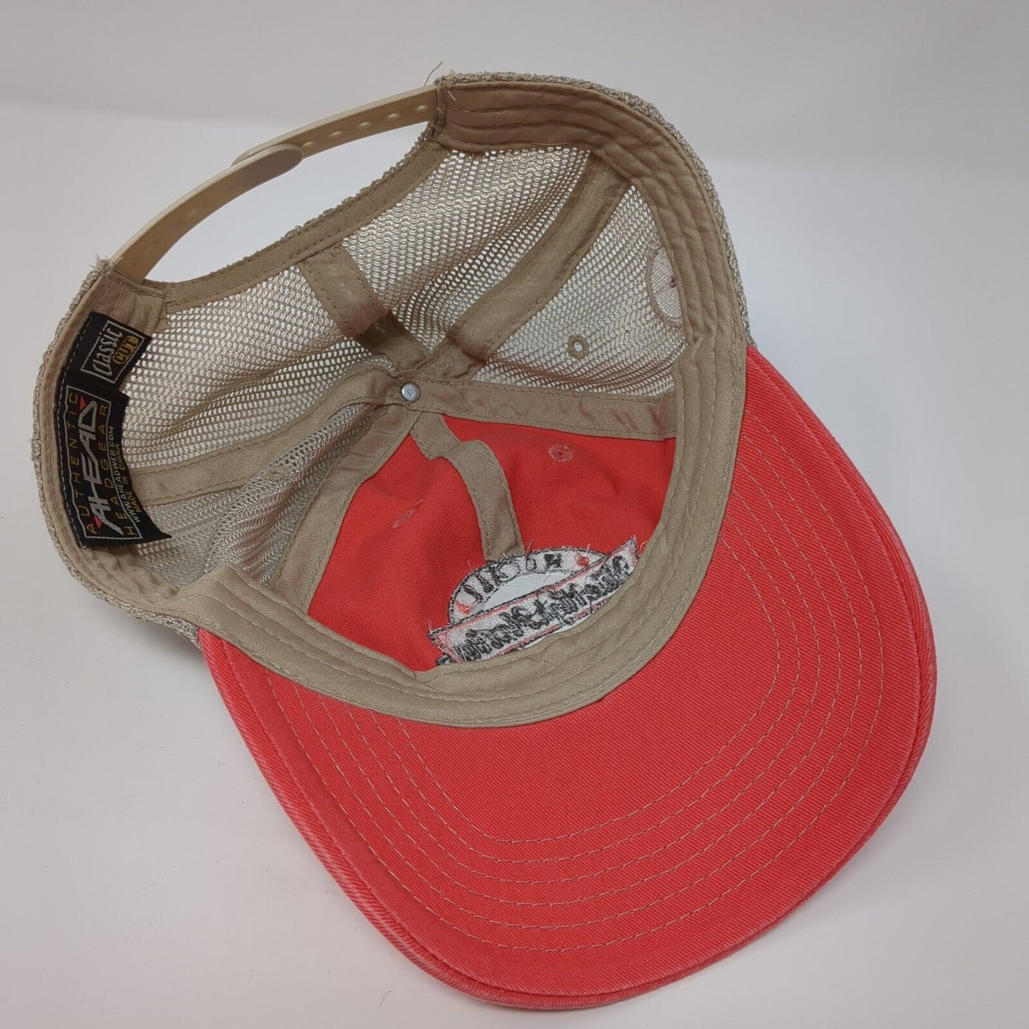 Mile High Marina McCall Idaho Snapback Trucker Hat Pink OS Classic Cut Ahead