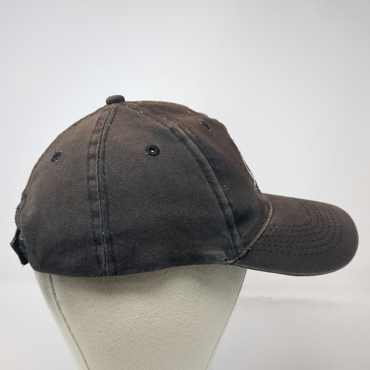 Image Solutions Albertsons Black Baseball Cap Hat OSFM Embroidered Cotton Strap