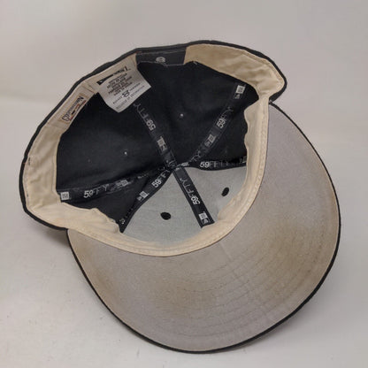 New Era Mens Fitted Hat Black 8 Chicago White Sox Logo World Series 2005 59Fifty
