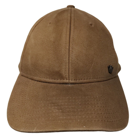 No Bad Ideas Strapback Hat Brown OSFM Adjustable Pocket Inside Blank 6 Panel