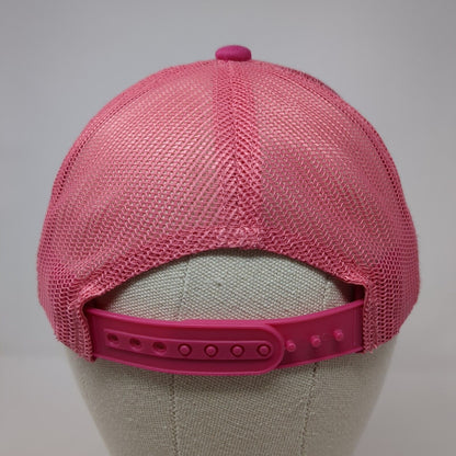 Cabela's Snapback Trucker Hat Pink Youth One Size Mesh Back Fishing