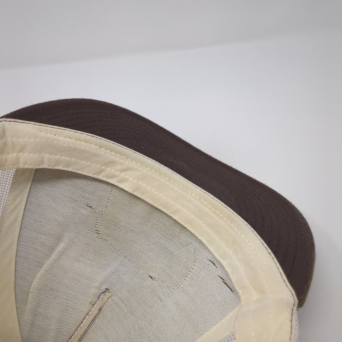 Texas Buffalo Snapback Trucker Hat Brown OS Adjustable Mesh Back Classic Yupoong