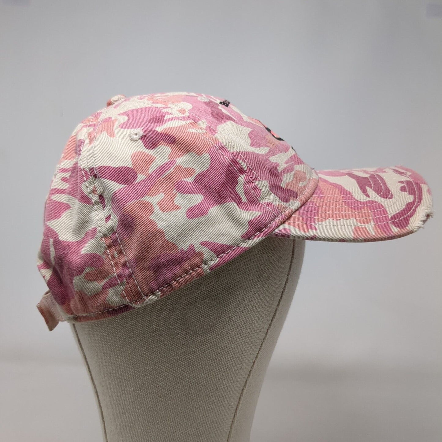 Buckle Up Tough Girl Strapback Hat Camouflage OSFM Adjustable Otto