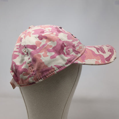 Buckle Up Tough Girl Strapback Hat Camouflage OSFM Adjustable Otto