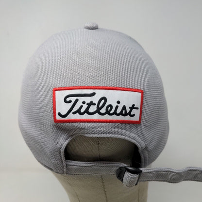 Titleist Men's Slideback Hat Gray Embroidered Pro V1 Logo Polyester