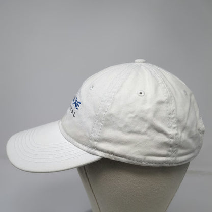Sportsman Lima One Capital Baseball Cap White One Size Slideback Cotton Logo Hat
