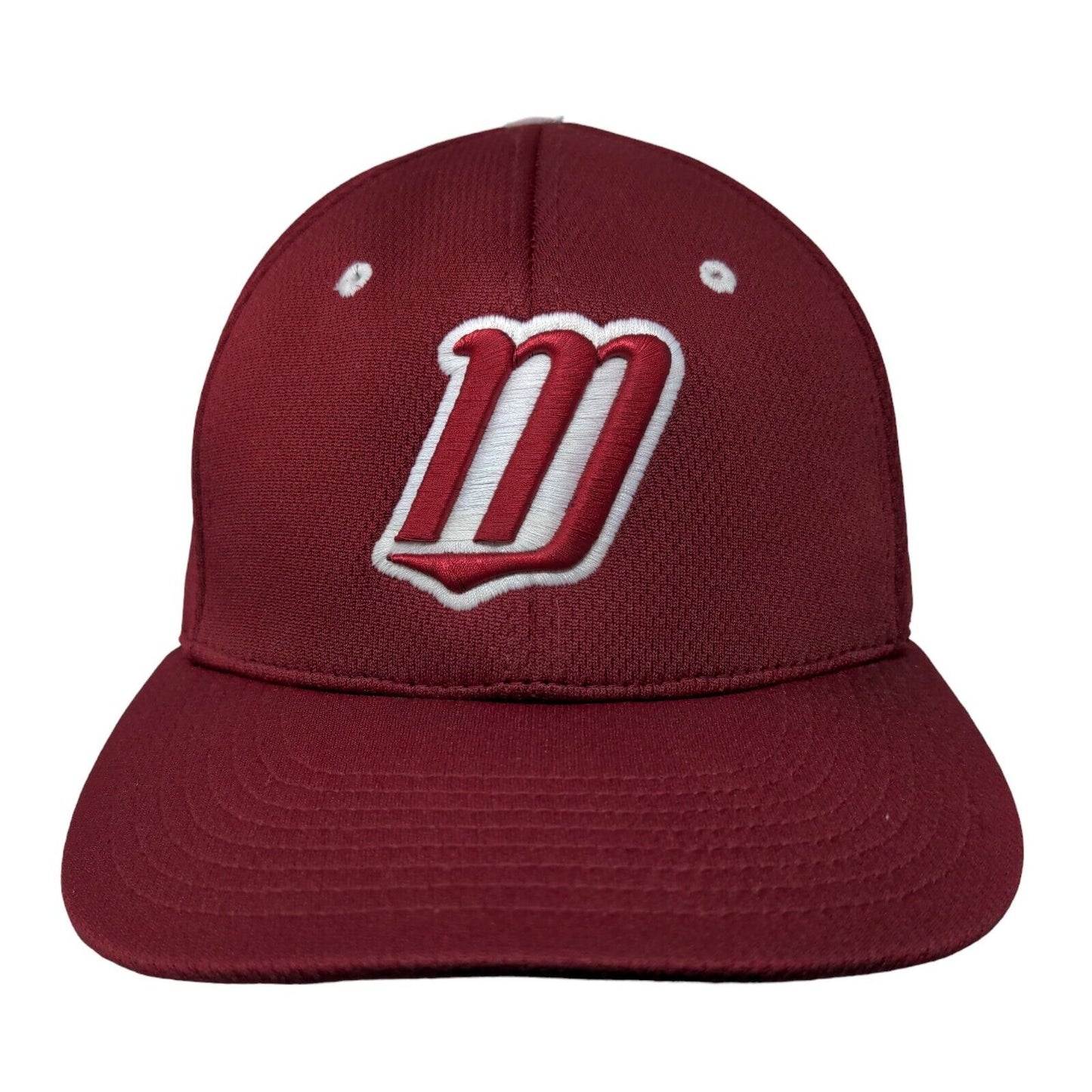 Richardson Men's Fitted Hat Red S-M Embroidered Big M Logo PATS 40