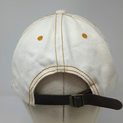 White Baseball Cap One Size Nautical Anchor Ship Wheel Studded Rhinestone Hat